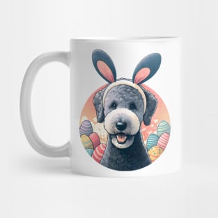 Bedlington Terrier Celebrates Easter with Bunny Ears Mug